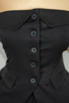 Conjunto formal strapless