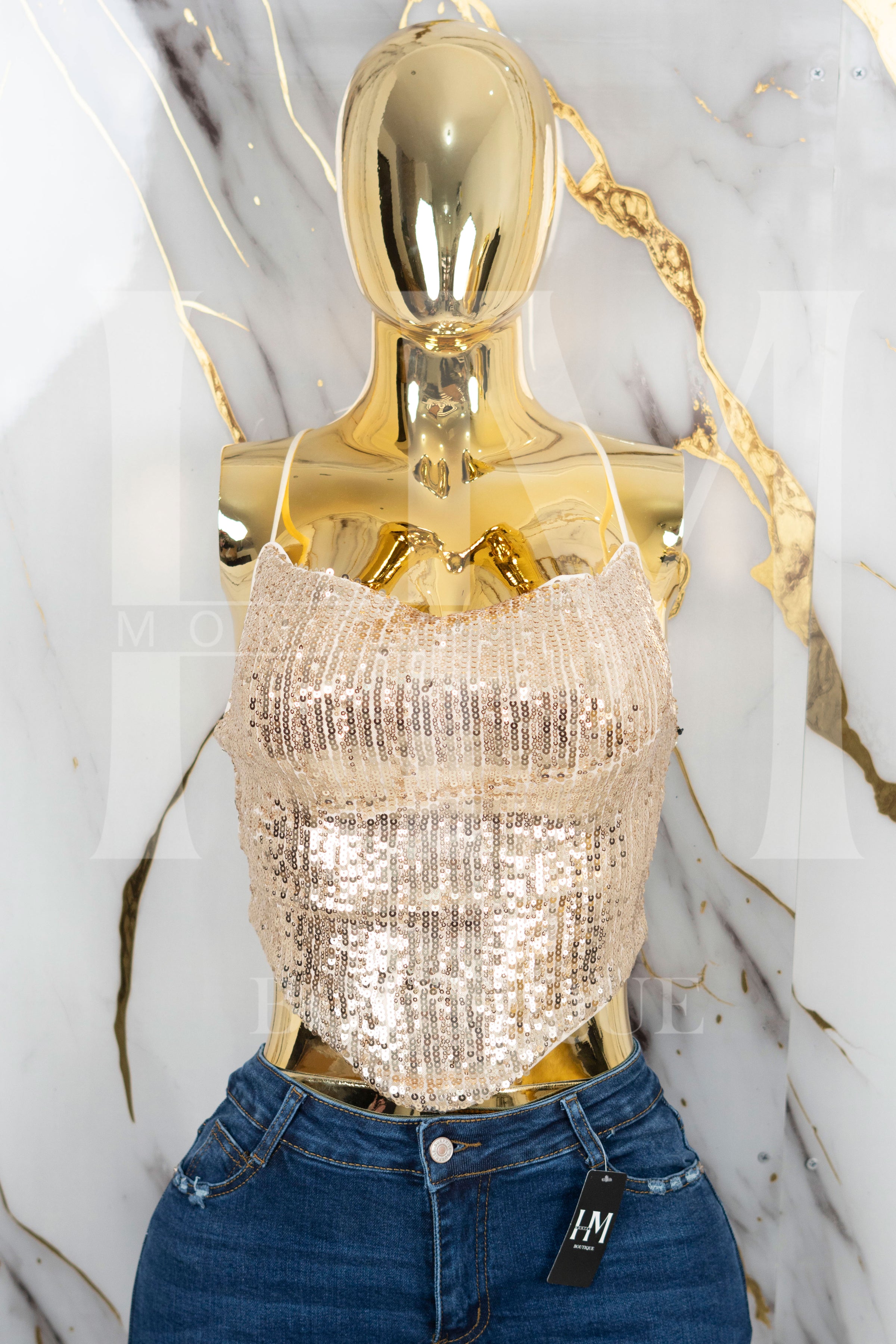 Blusa de lentejuelas