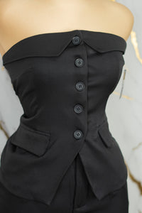 Conjunto formal strapless
