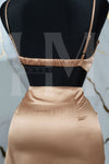 Conjunto de top y falda con olan
