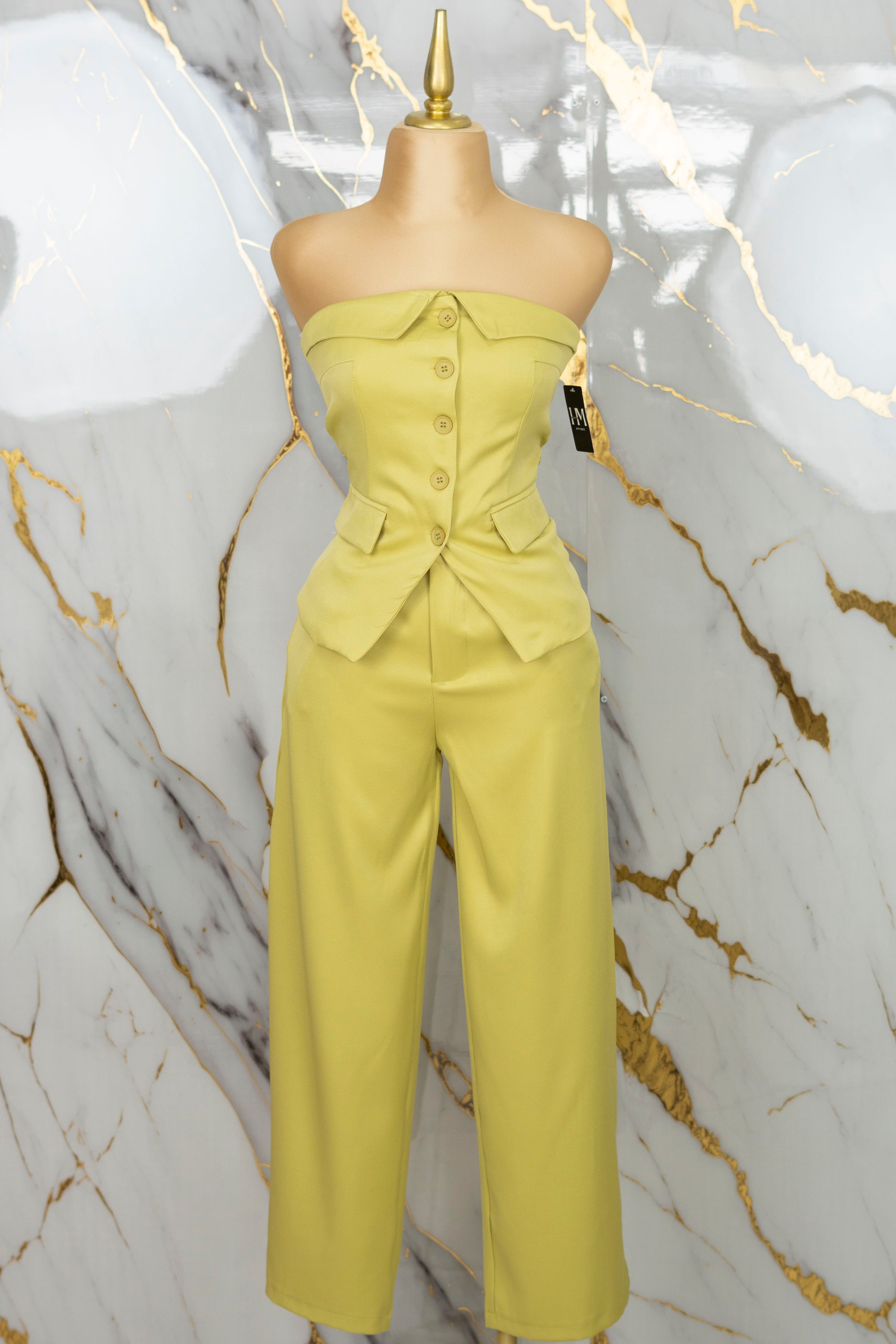 Conjunto formal strapless