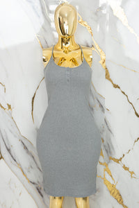 Vestido casual con botones