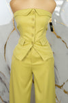 Conjunto formal strapless