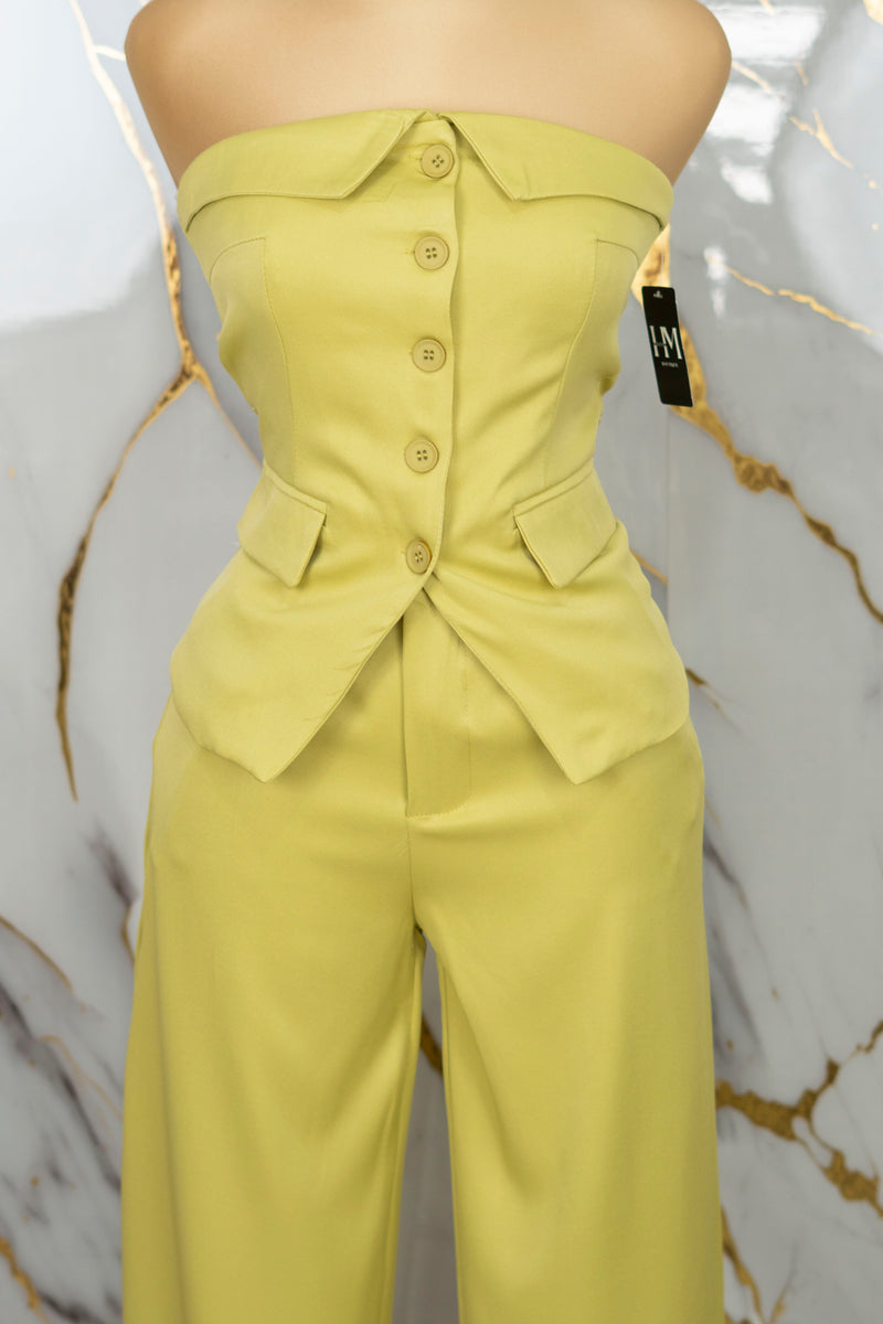 Conjunto formal strapless