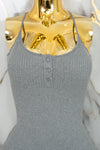 Vestido casual con botones