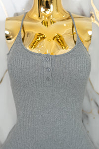 Vestido casual con botones