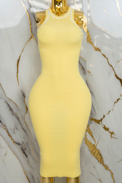Vestido largo pegado
