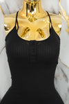 Vestido casual con botones