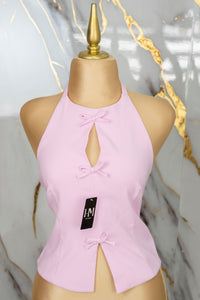 Blusa con detalle en moños