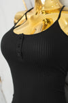 Vestido casual con botones