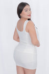 Conjunto formal de short falda