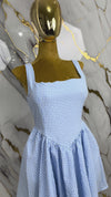 Vestido corto cuadriculado